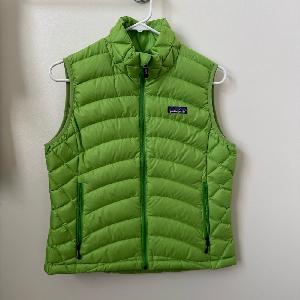 Patagonia Down Sweater Green Women's Vest